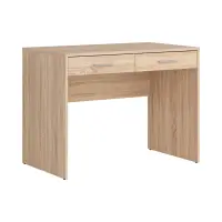 Escritorio Nepo Plus 100 cm con 2 cajones roble sonoma