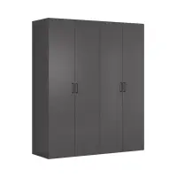 Armario modular Flex 200 cm con 4 puertas grafito