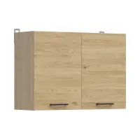 Armario de cocina superior Junona Line 80 cm con 2 puertas roble bernstein