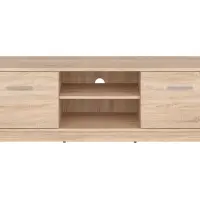 Mueble RTV Nepo Plus 138 cm con 2 puertas y estante roble sonoma