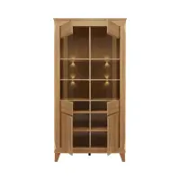 Vitrina Bergen 102 cm con 4 puertas alerce sibiu dorado