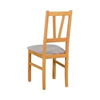 Silla tapizada Filo gris