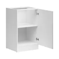 Mueble de cocina bajo Junona Line 50 cm derecho gris claro brillo