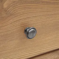 Armario de dos puertas Bergen 102 cm con cajón alerce sibiu dorado