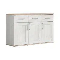 Cómoda Romance 140 cm con 3 puertas y 3 cajones alerce sibiu claro