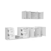 Conjunto de cocina Junona Line 300 cm brillo tiza