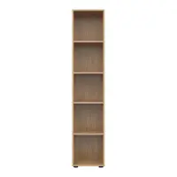 Estantería Space Office 42 cm con 4 estantes roble artisan