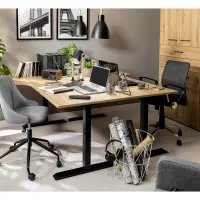 Стіл з електричним регулюванням Space Office 160 см дуб артизан