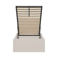 Cama Tetrix 90x200 con somier y contenedor cachemira