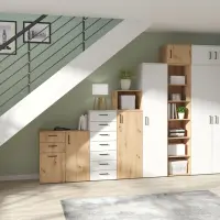 Estantería MultiDo 80 cm con 2 puertas atelier claro