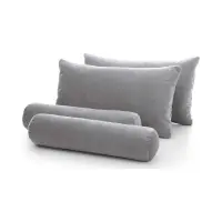 Juego de almohadas para cama Reve grises