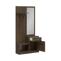 Conjunto de recibidor Nepo Plus 90 cm roble noble