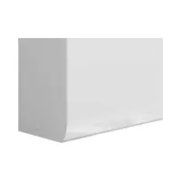 Vitrina Azteca Trio 90 cm con 2 puertas blanco brillo