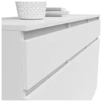 Cómoda Saturn 135 cm con 3 puertas y 3 cajones blanca