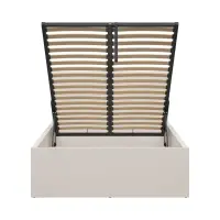 Cama Tetrix 120x200 con somier y contenedor cachemir