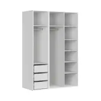 Armario modular Flex 150 cm con puertas blanco