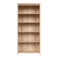 Estantería Kaspian 90 cm con 4 estantes roble sonoma