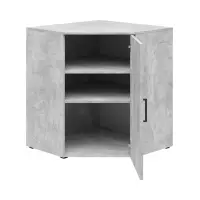 Estantería de esquina MultiDo 71,5x71,5 cm con puertas atelier claro