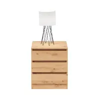 Szafka nocna Saturn 45 cm z 3 szufladami dąb artisan