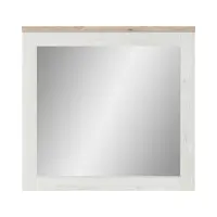 Espejo de pared Romance 96x91,5 cm blanco