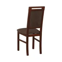 Стул обитый Lobo темно-коричневый