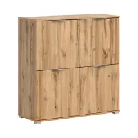 Armario Zele 104 cm cuatro puertas roble wotan