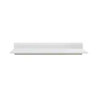 Estante de pared Azteca Trio 105 cm blanco brillo