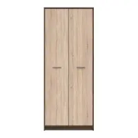Armario de dos puertas Nepo Plus 80 cm roble noble/roble sonoma