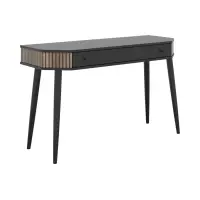 Tocador Capri 120 cm con cajón negro/roble flagstaff oscuro