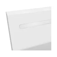 Cama Azteca Trio 160x200 blanco brillo