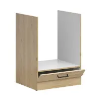 Armario de cocina para horno encastrable Junona Line 60 cm roble bernstein