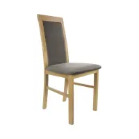 Silla tapizada Como marrón