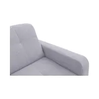 Sofá rinconera izquierdo Lars convertible con arcón gris