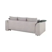 Sofá de tres plazas Royal IV plegable con arcón taupe