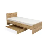 Cama Zele 90x200 roble wotan