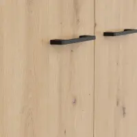 Estantería Space Office 80 cm con 2 puertas roble artisan