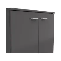 Armario Noeda 71 cm con 2 puertas grafito