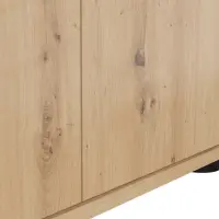 Estantería Space Office 80 cm con 2 puertas roble artisan