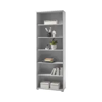 Estantería Office Lux 79 cm con 5 estantes gris