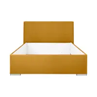 Cama tapizada Cosala III 140x200 amarilla