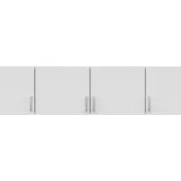 Altillo para armario Brando 181 cm con 4 puertas roble artisan/blanco