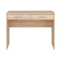 Escritorio Nepo Plus 100 cm con 2 cajones roble sonoma