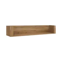 Estante de pared Bergen 156 cm alerce sibiu dorado