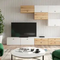 Cómoda System 64 con 2 cajones roble coast evoke