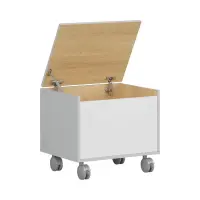 Cajonera Nandu 50 cm con compartimento gris claro