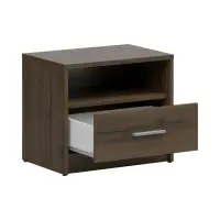 Mesita de noche Nepo Plus 49 cm con cajón roble noble