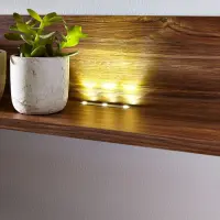 Estante de pared Gent 139 cm roble stirling