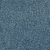 Sofá rinconera universal Malin convertible con arcón tejido trenzado azul