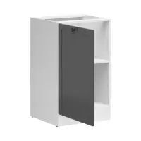 Mueble de cocina bajo Junona Line 50 cm izquierdo grafito