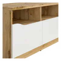 Mueble RTV Nuis 135 cm con 3 cajones roble wotan